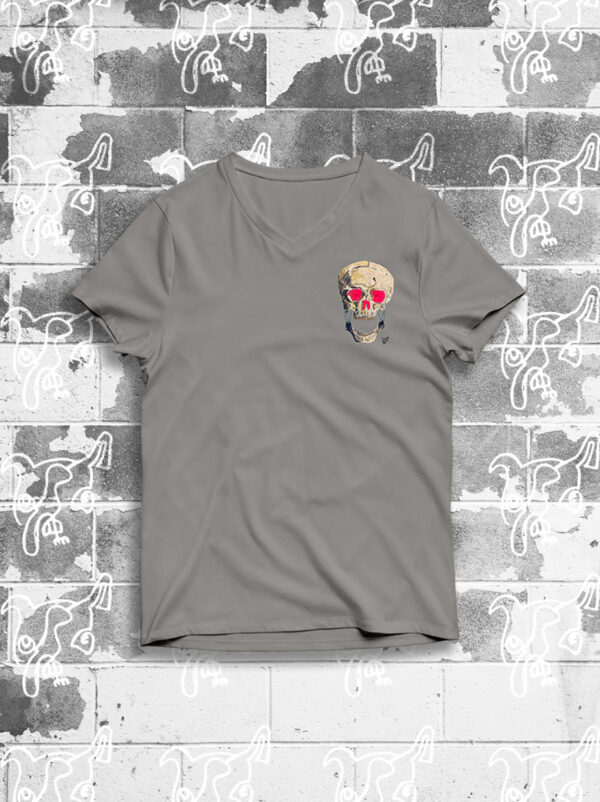 T-shirt 100% algodón K-la-K chica y logo atrás / Ojos Rosas / Hombre